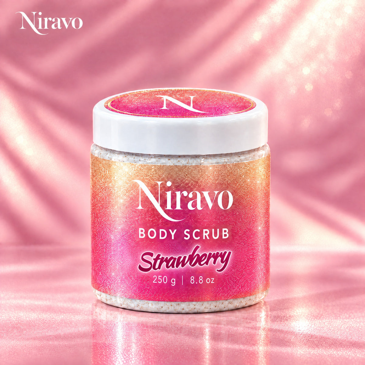 Niravo Strawberry Body Scrub 250 g
